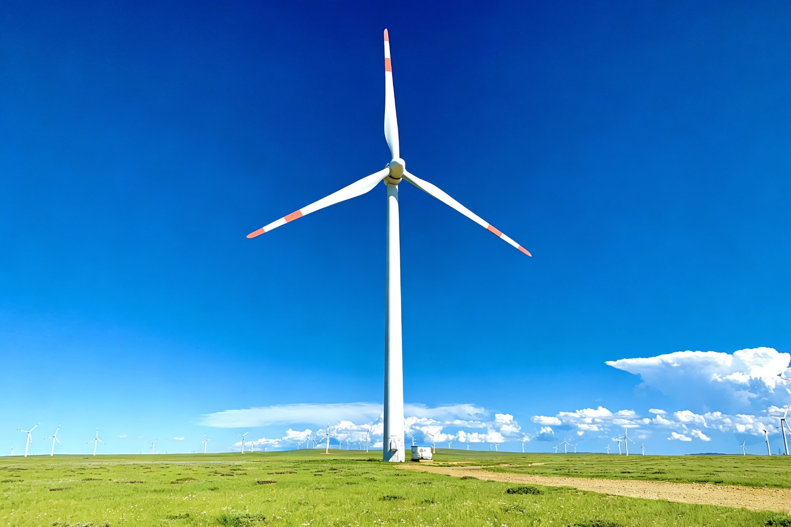 图为国华投资蒙西分公司川井风电场